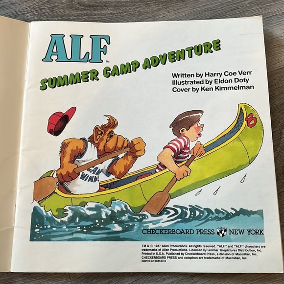 Vintage 1987 Alf story book - Picture 2 of 16